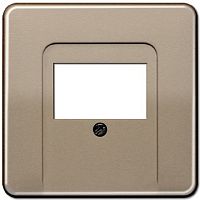 Лицевая панель Jung CD500 для 2-м. розетки USB/аудио светлая бронза картинка